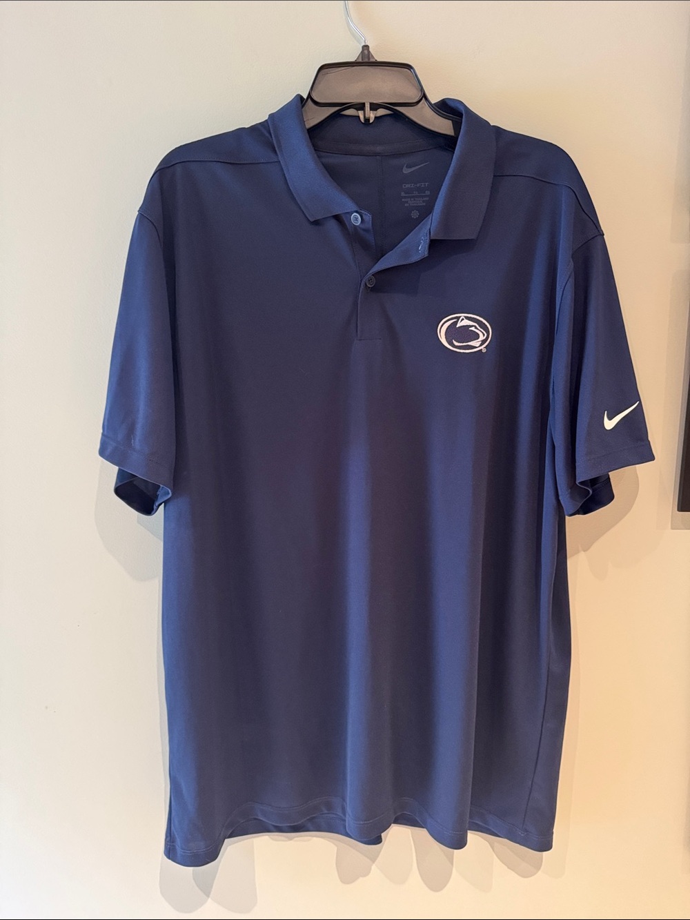 Nike Men’s Navy Blue Penn State Logo Polo